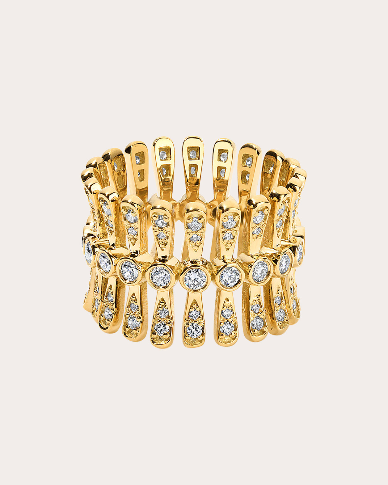 Diamond & 18k Gold Metropolis Ring
