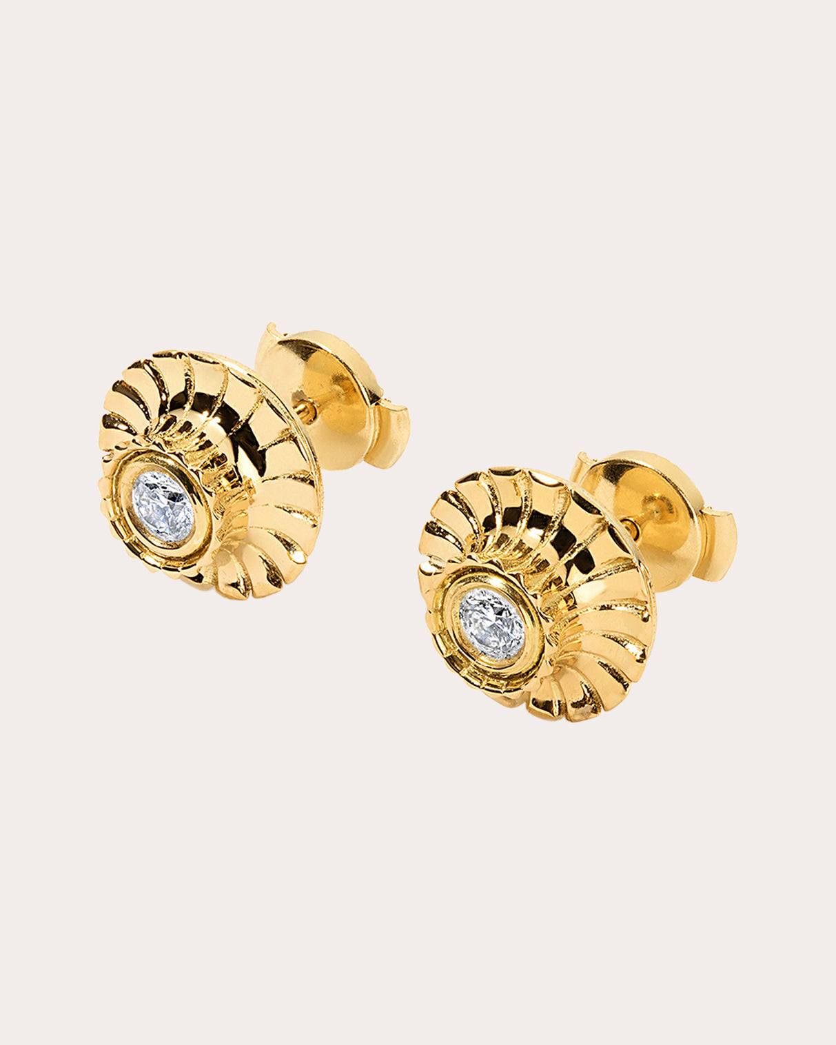 Diamond & 18k Gold Metropolis Stud Earrings