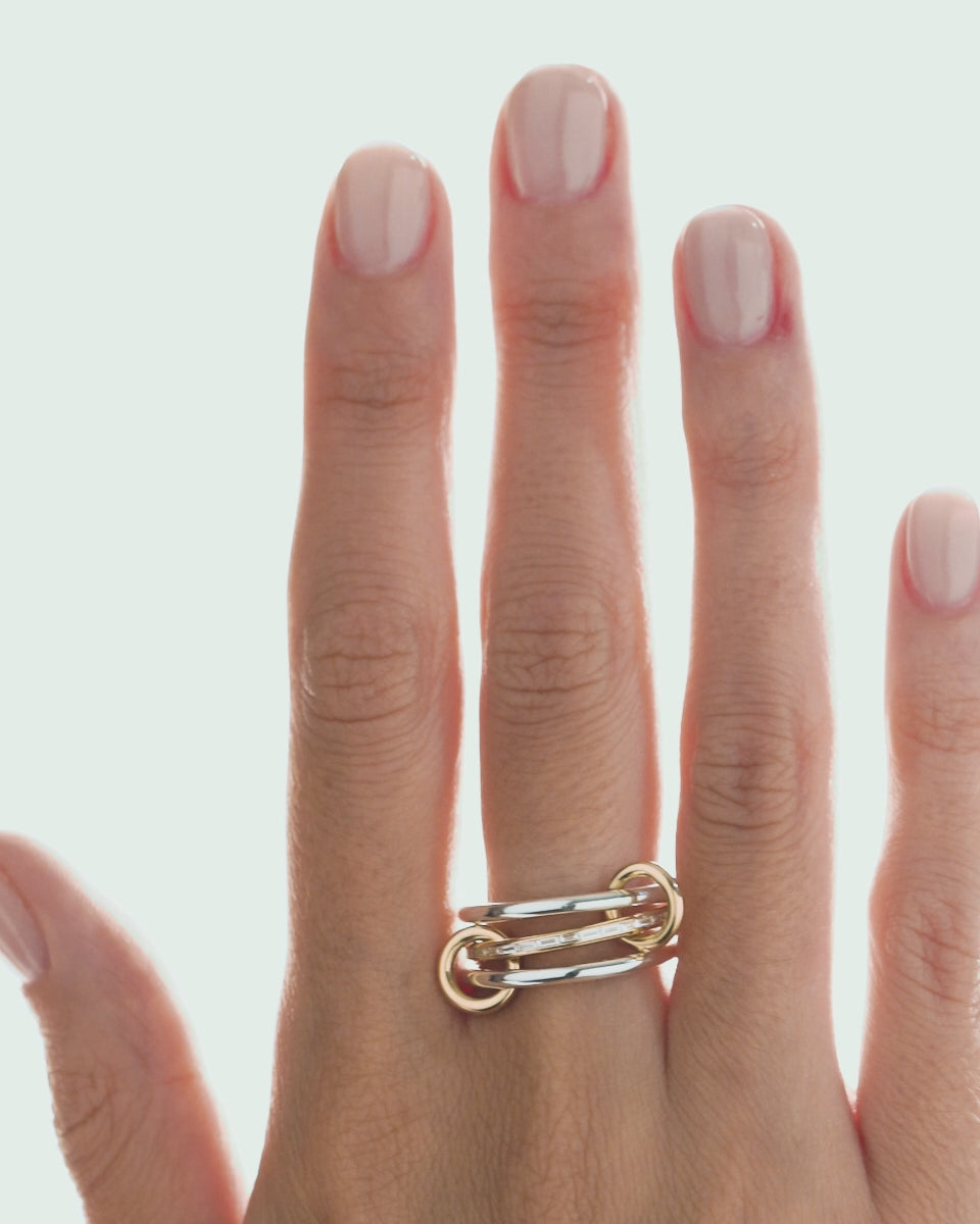 Diamond & 18k Gold Two-Tone Sonja Ring