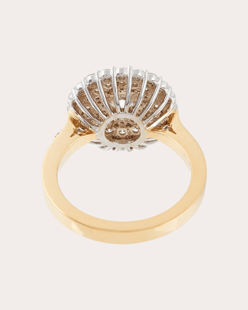 Diamond & 18k Gold Fatima Ring