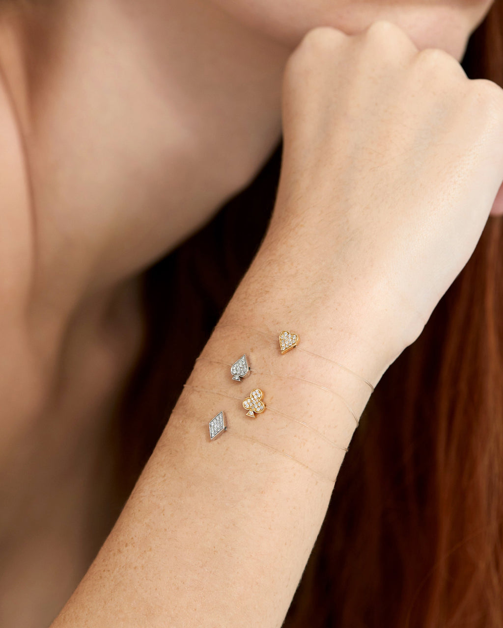 Diamond & 18k White Gold Honneur Bracelet