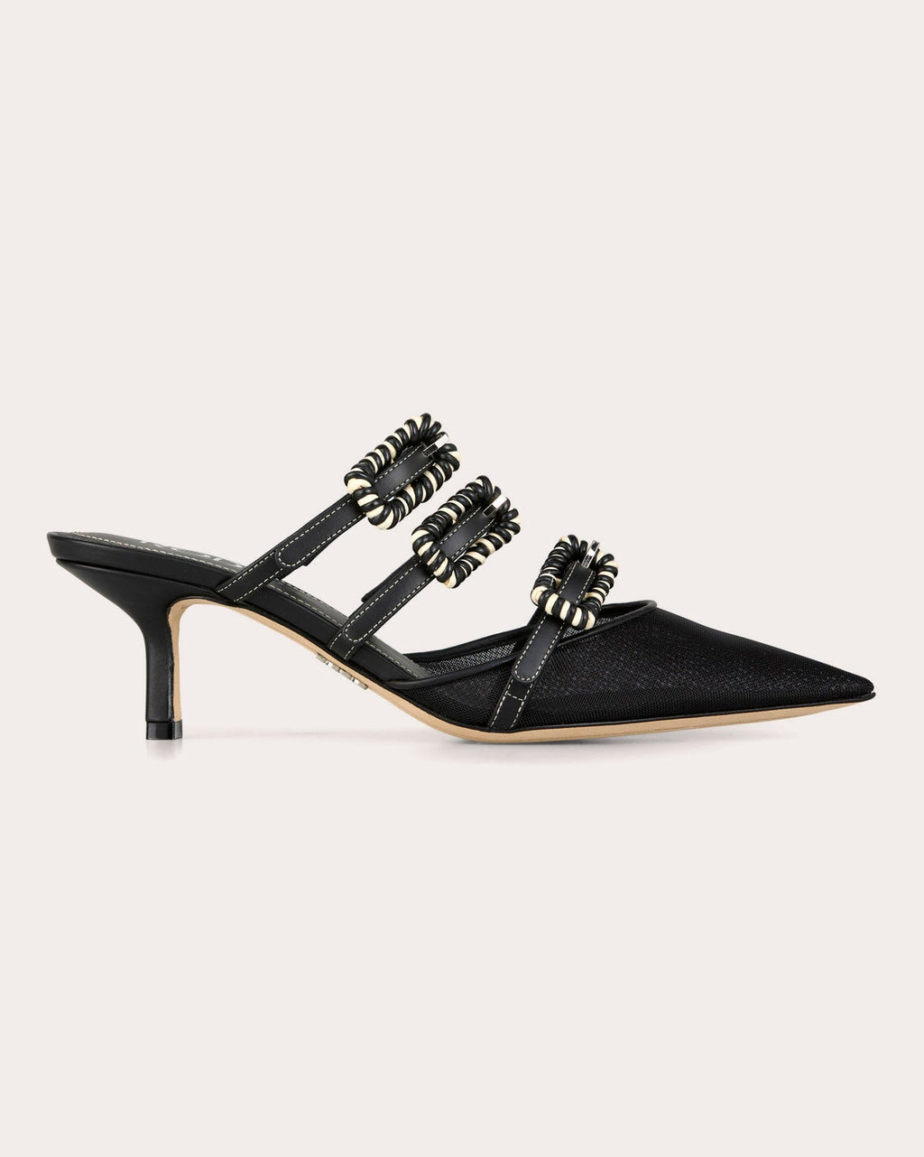 Paige 55 Mesh Leather Mule