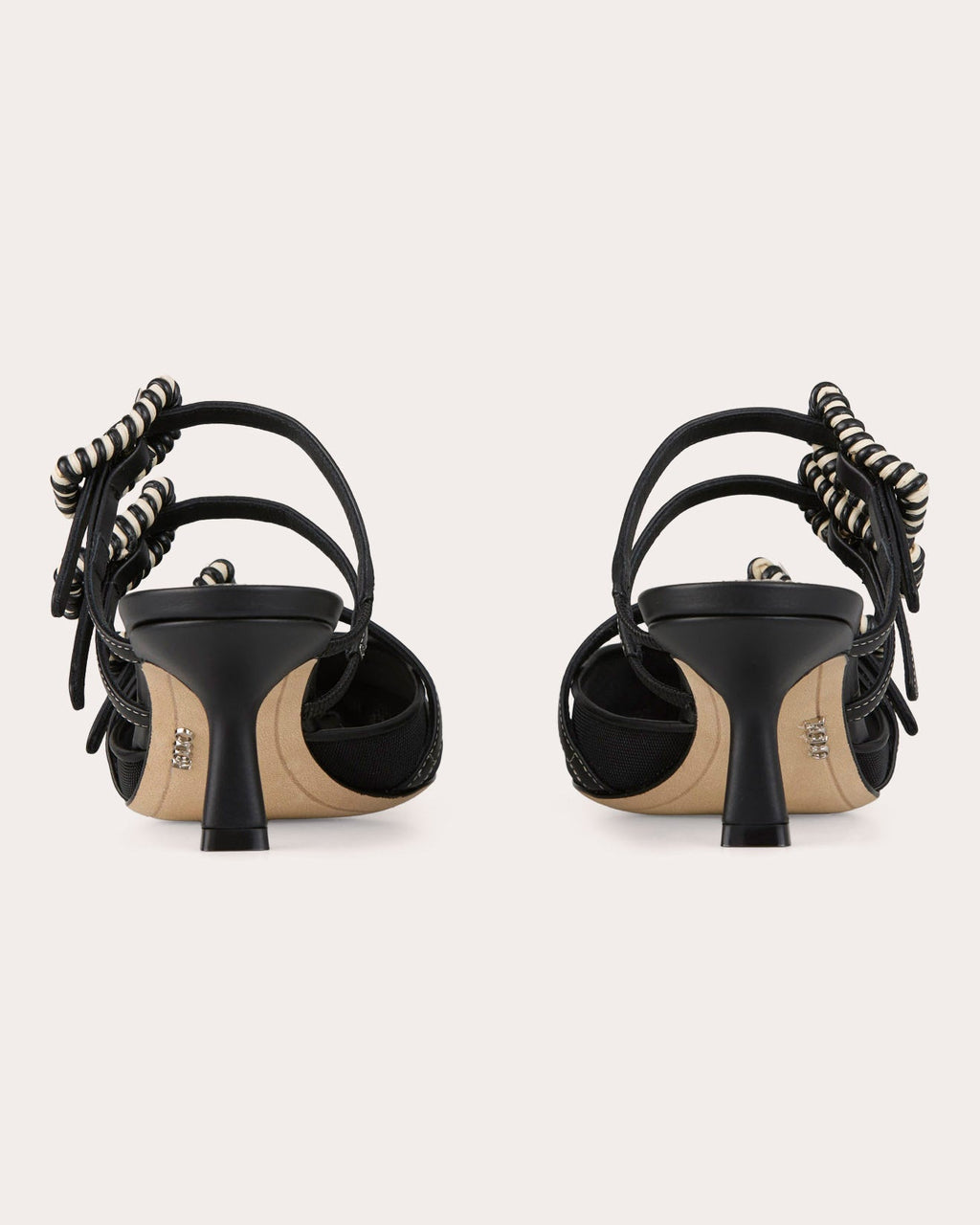 Paige 55 Mesh Leather Mule