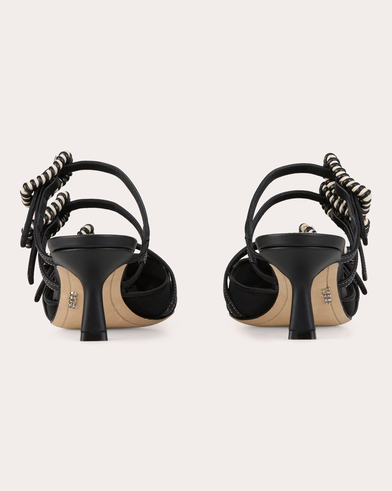 Paige 55 Mesh Leather Mule