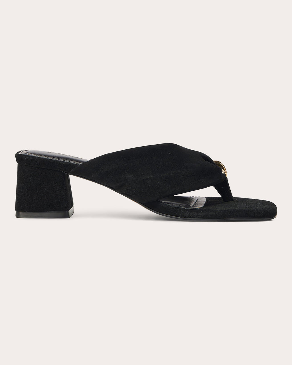 Stella Suede Block Heel Sandal
