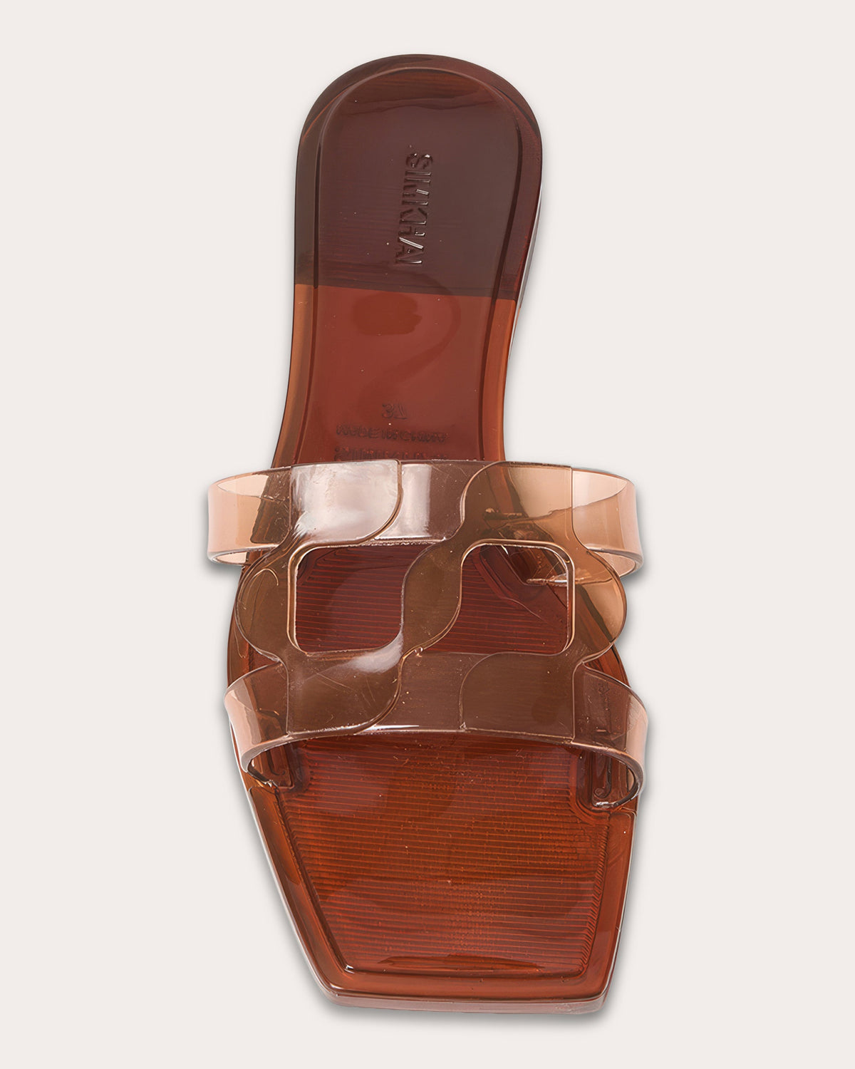 Monogram Jelly Sandal