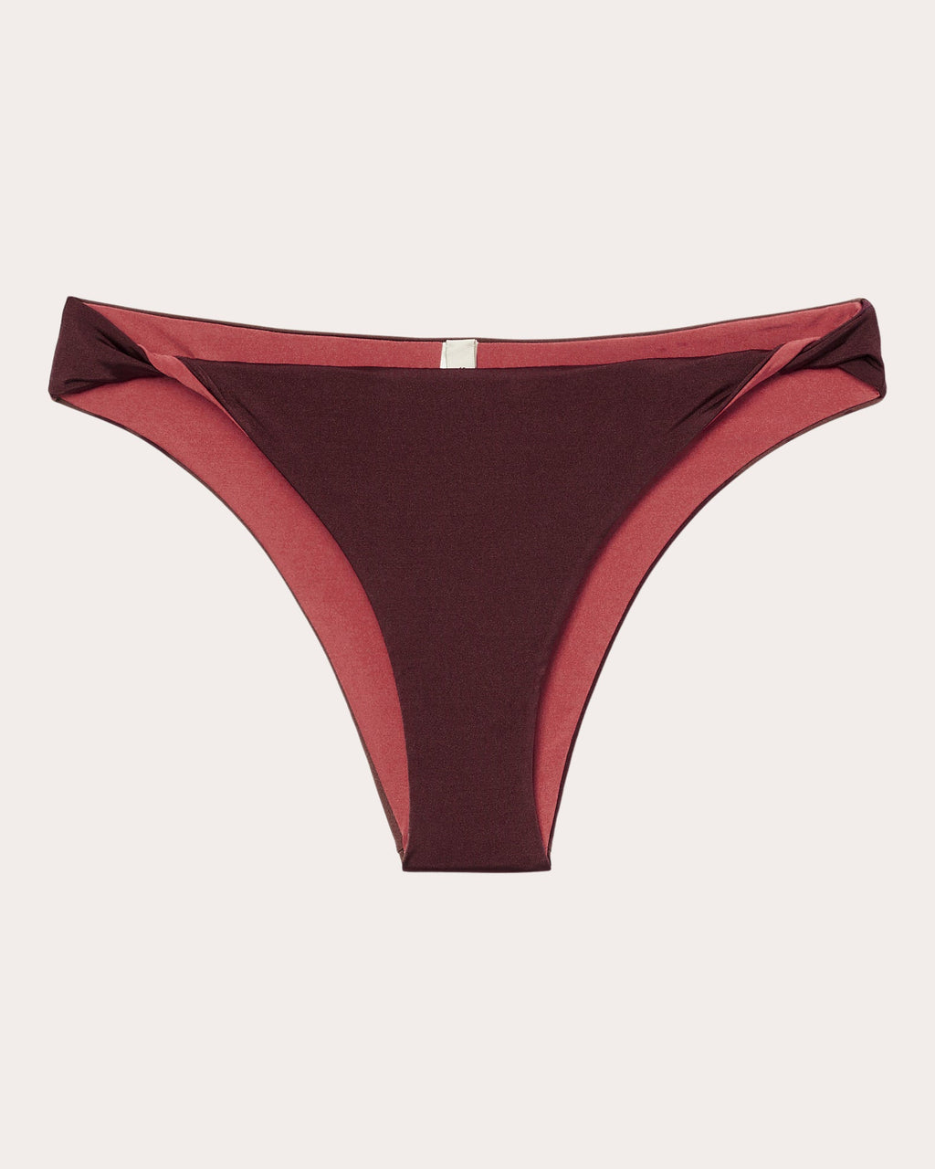 Twisted Mid-Rise Bikini Bottoms