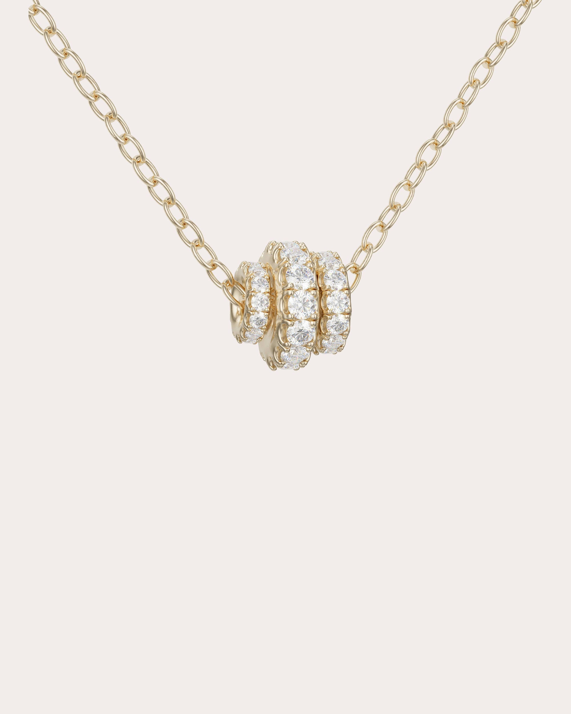 Diamond & 18k Gold Vesta Necklace