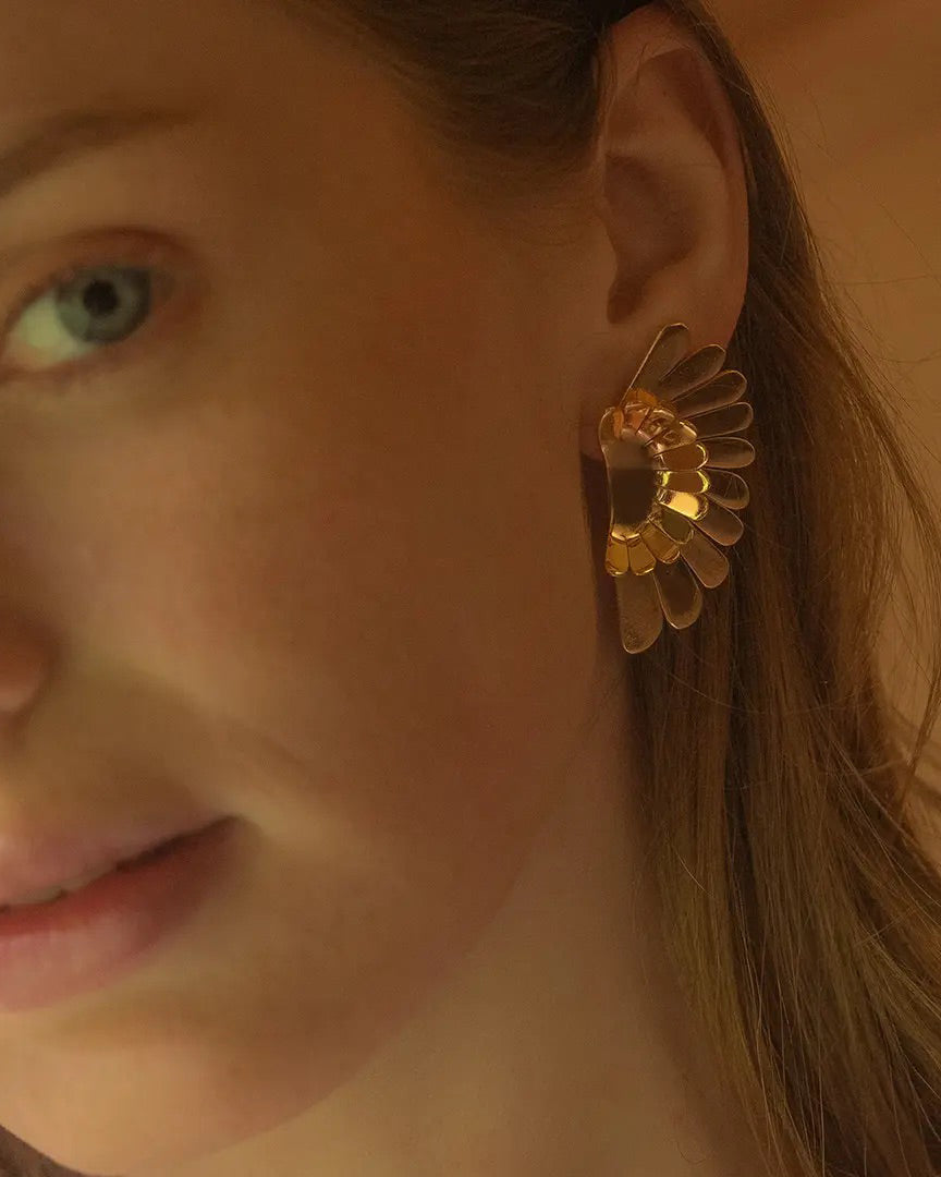 Wings of Happiness Stud Earrings